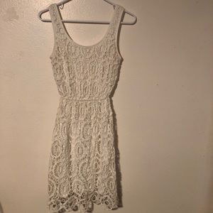 Lace Summer Dress with open back